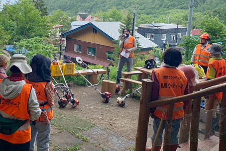 作業前のKY（危険予知）活動