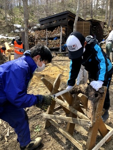 4月10日(土) 高川山林（薪割り、間伐、チェーンソー講習等）_c0173813_12261000.jpg