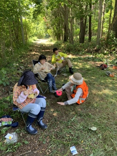 7月25日（日）柴原山林　笹刈り・枯損木処理_c0173813_09564696.jpg