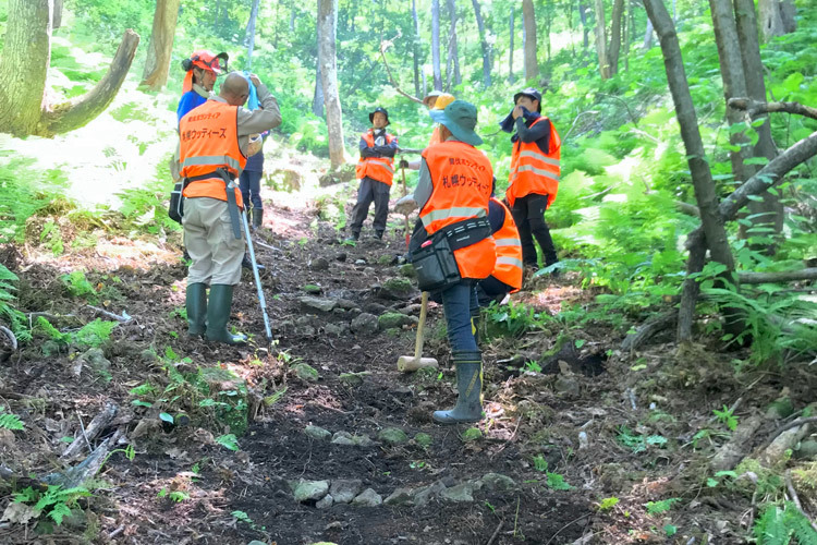 6月25日（日）　高川山林　救命救急講習／道づくり（続き）_c0173813_09502457.jpg