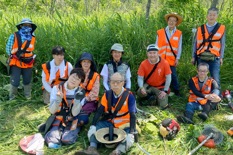 7月13日（土）22世紀の森　草刈り・間伐_c0173813_11083589.jpg